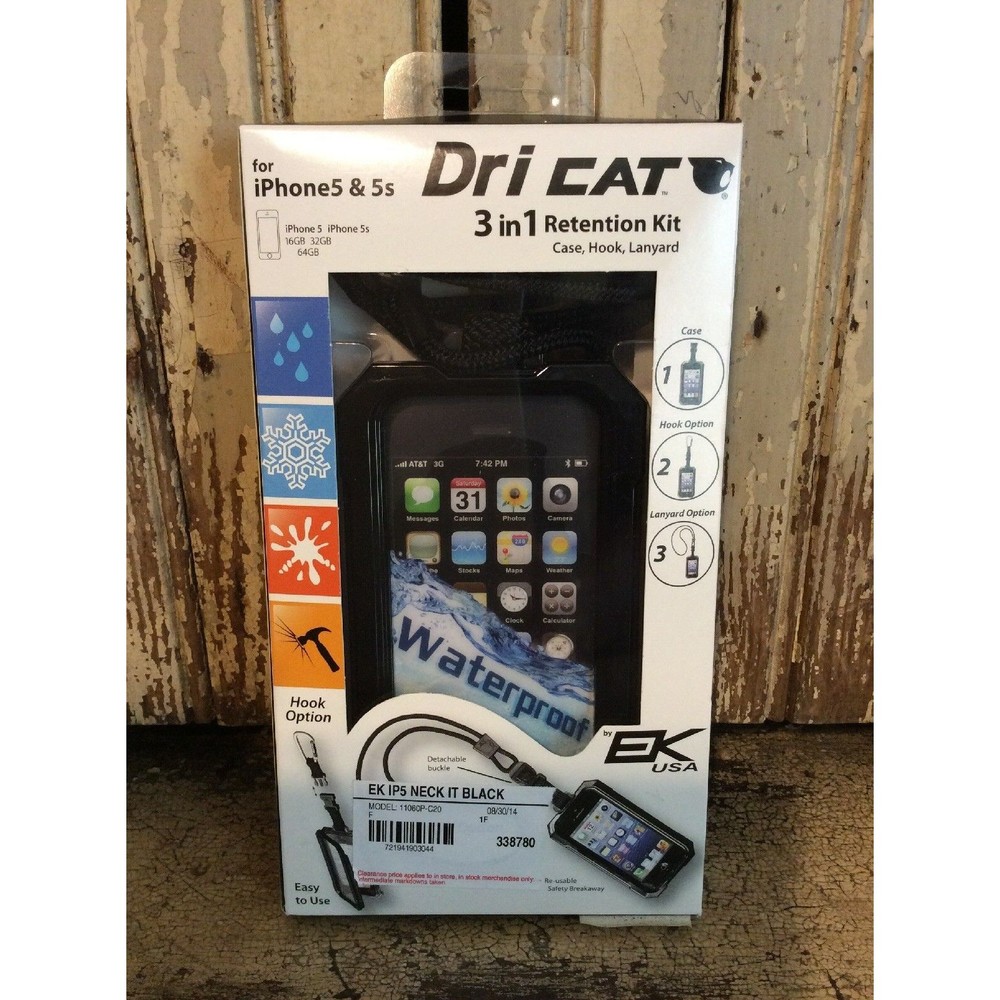NEW - I CAT 3 IN 1 RETENTION REEL KIT IPHONE 5/5S BLACK